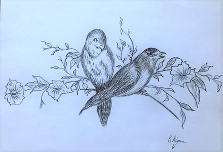 Brenda, birds in the bush.jpg